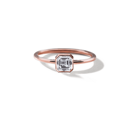 Anillo Solitario Bezel - bodhana