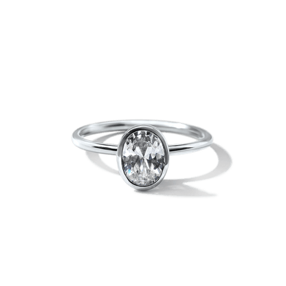 Anillo Solitario Bezel - bodhana