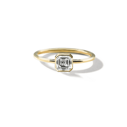 Anillo Solitario Bezel - bodhana