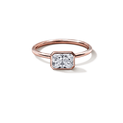 Anillo Solitario Bezel - bodhana