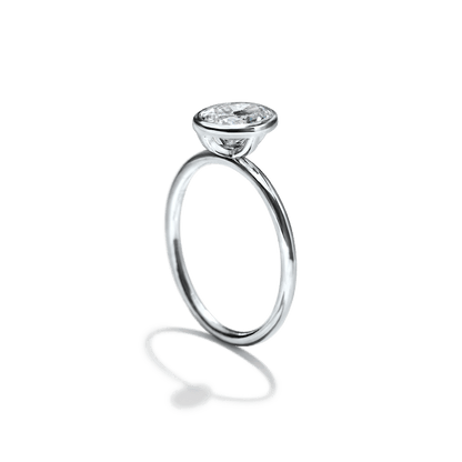 Anillo Solitario Bezel - bodhana