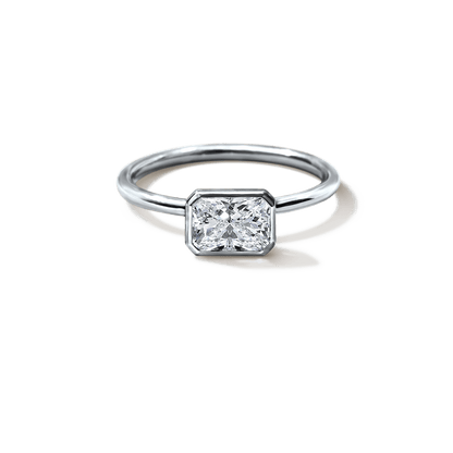 Anillo Solitario Bezel - bodhana