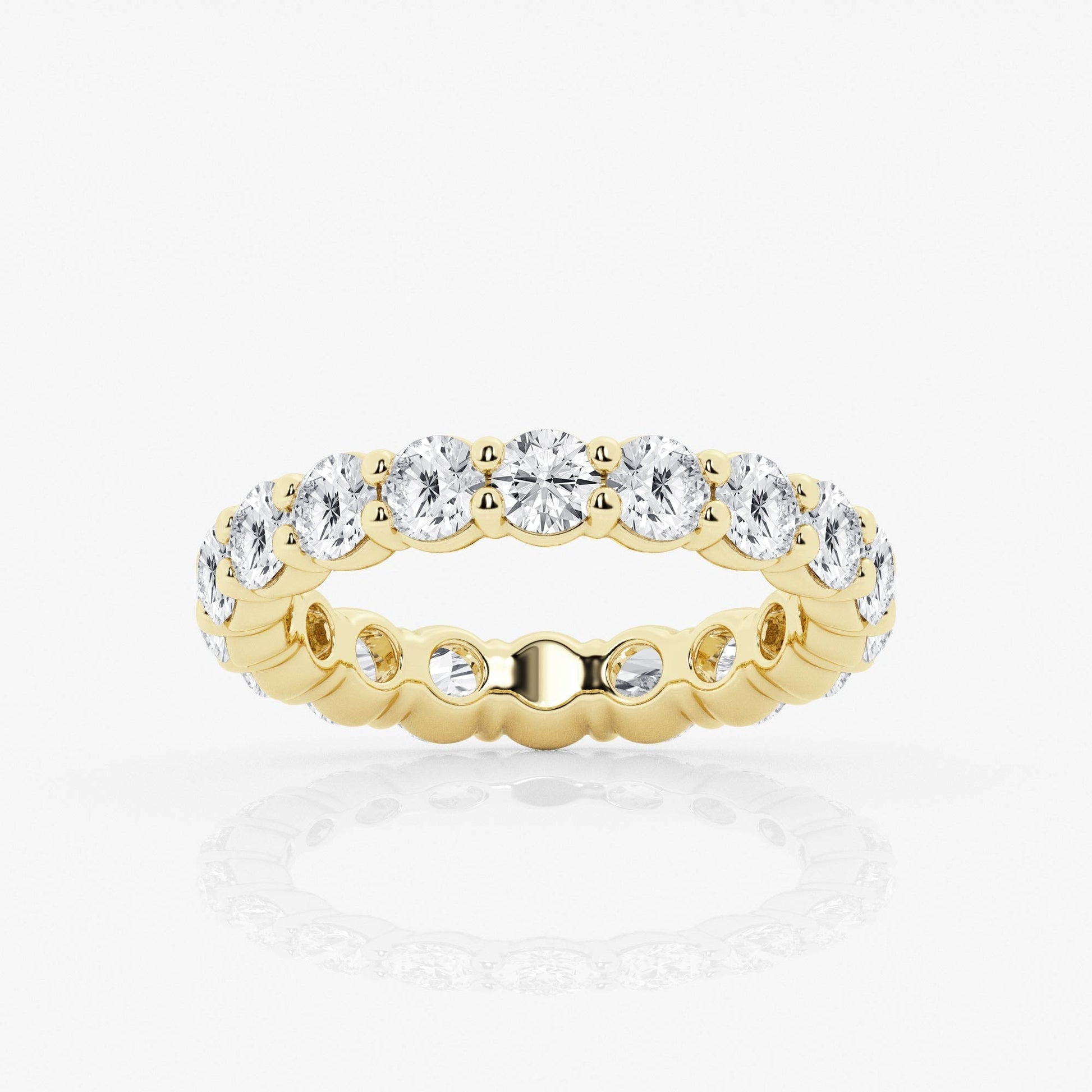 Churumbela grande con diamantes Redondo Oro 14k - BODHANA