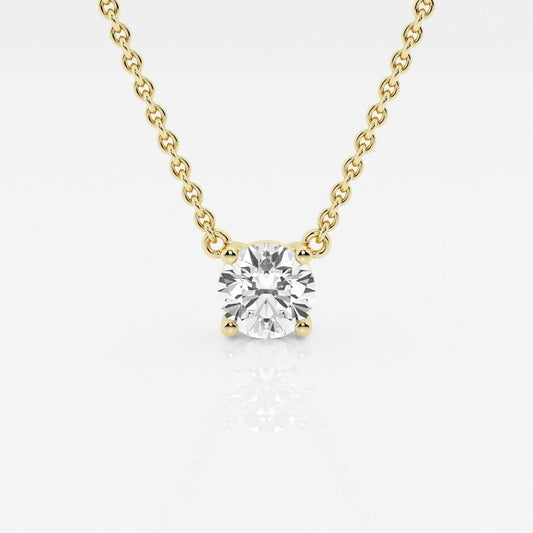 Collar con diamante Brillante Redondo - BODHANA
