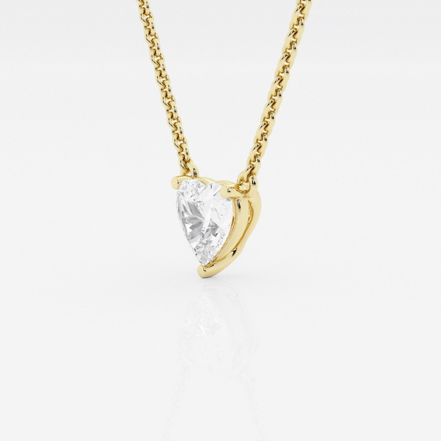 Collar con diamante Corazón - BODHANA