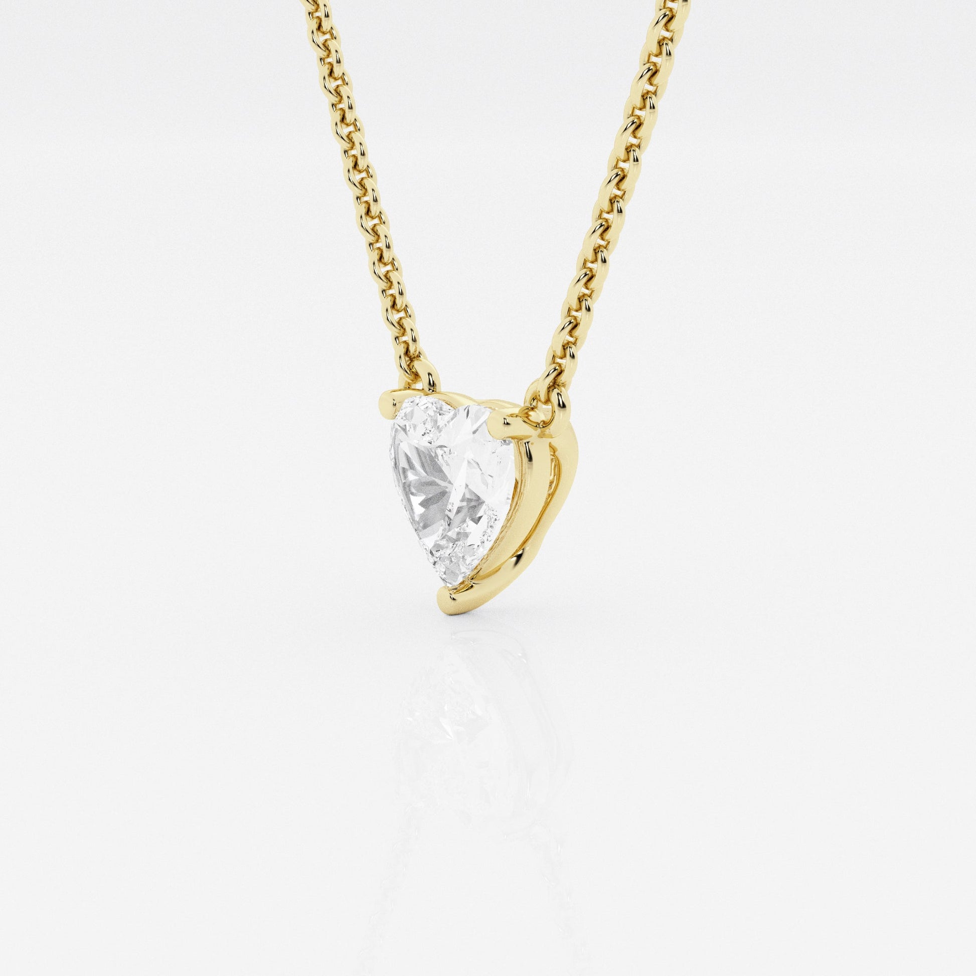 Collar con diamante Corazón - BODHANA