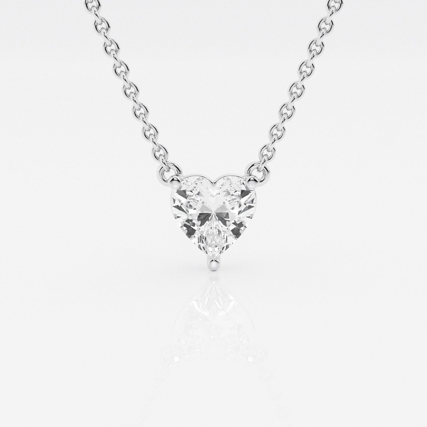 Collar con diamante Corazón - BODHANA