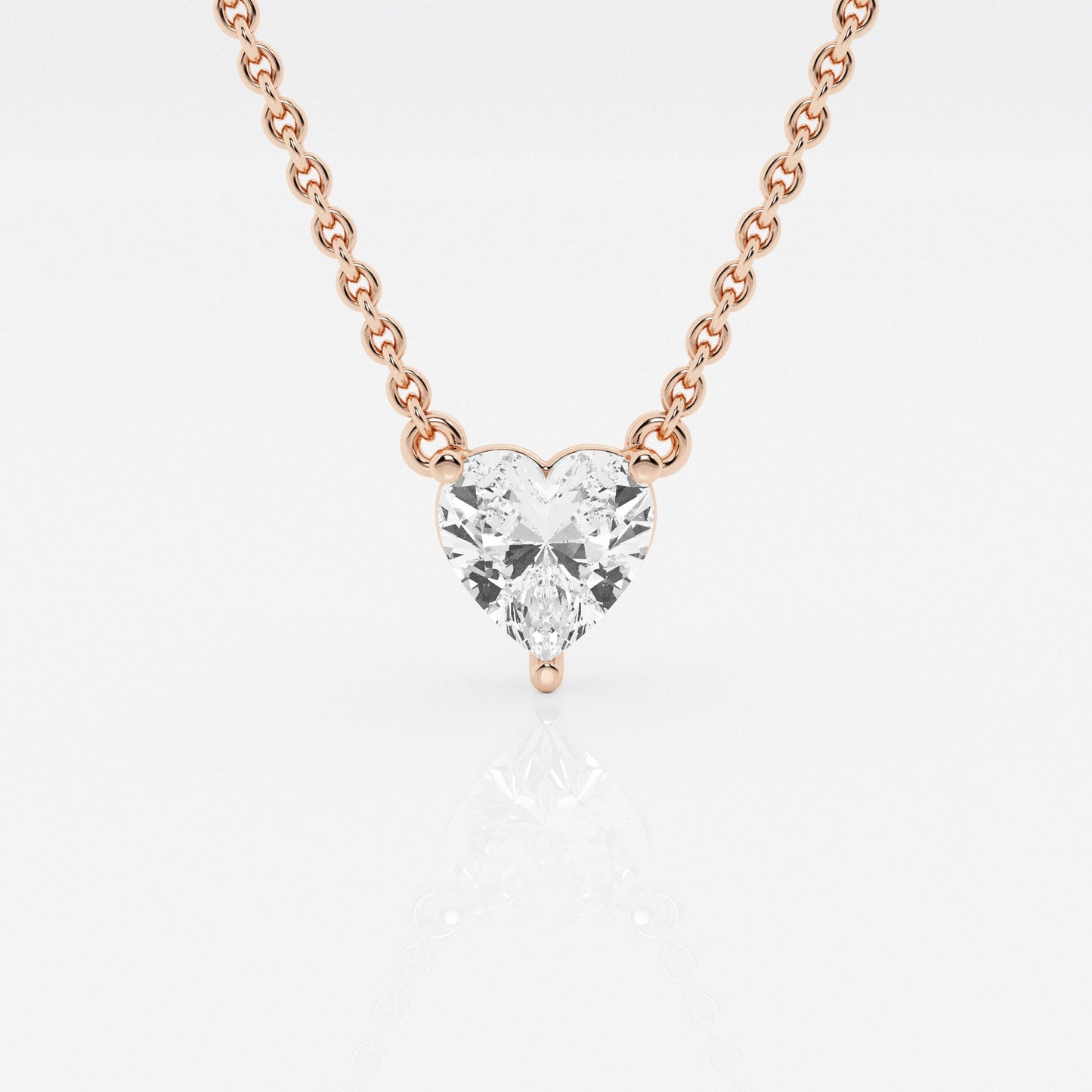 Collar con diamante Corazón - BODHANA