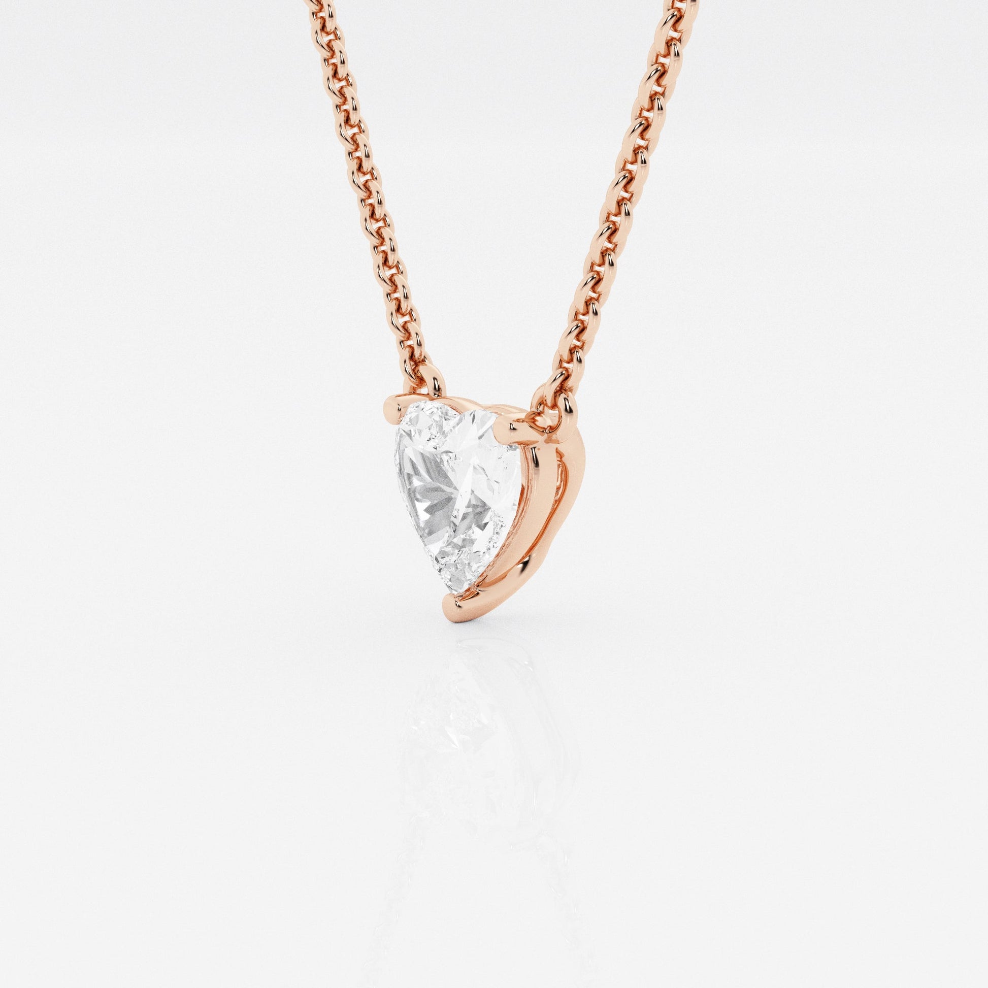 Collar con diamante Corazón - BODHANA