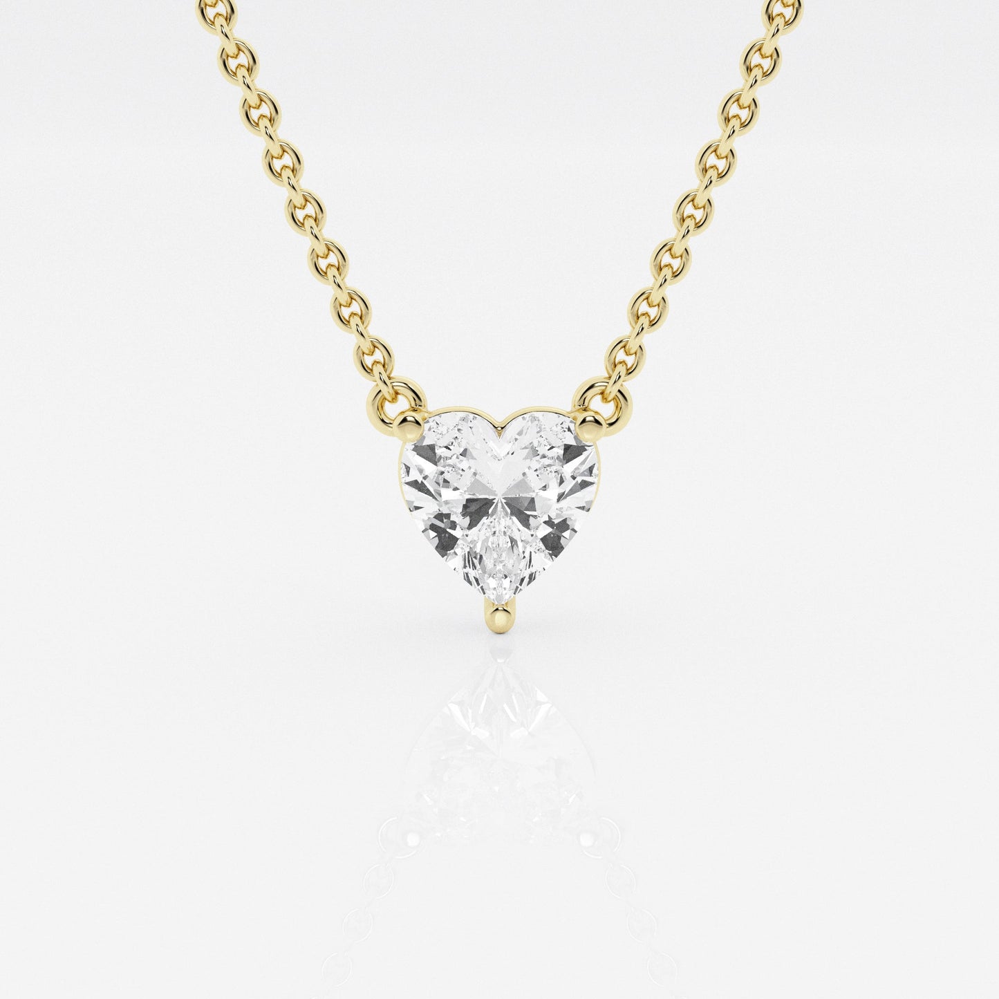 Collar con diamante Corazón - BODHANA
