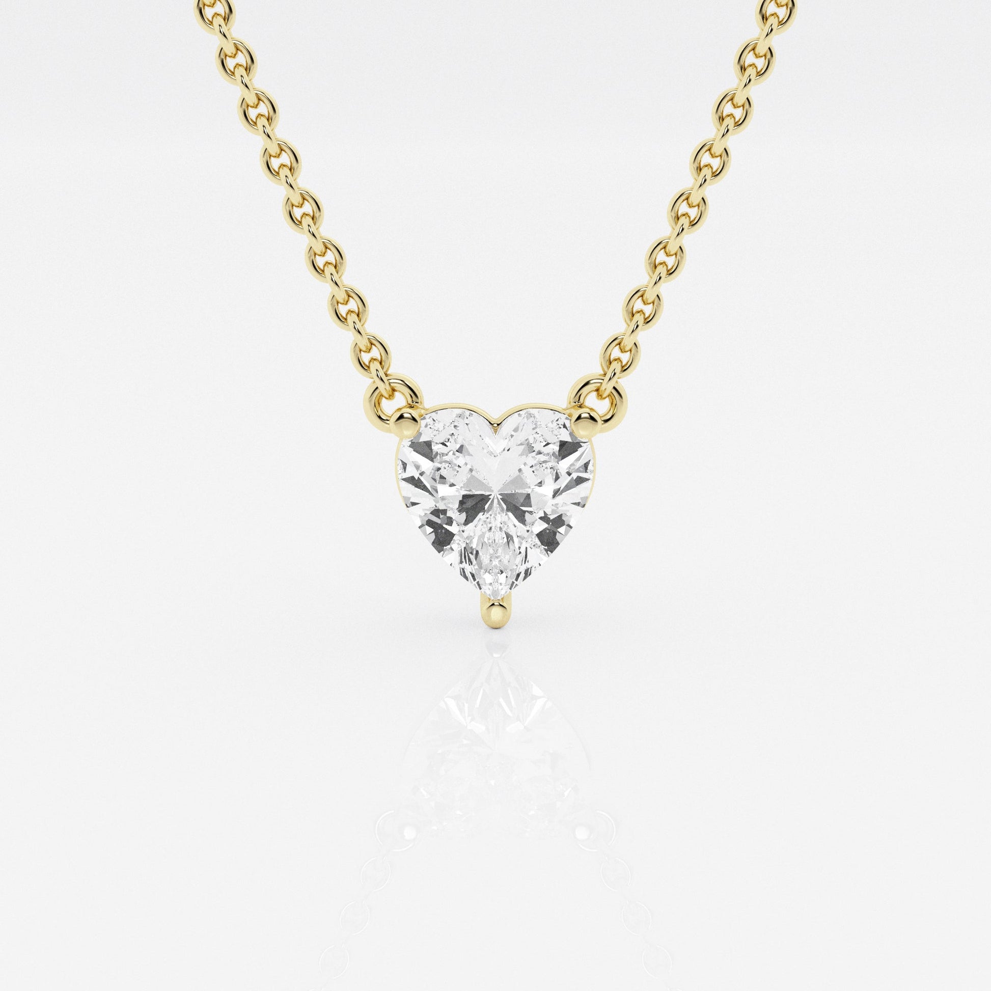Collar con diamante Corazón - BODHANA