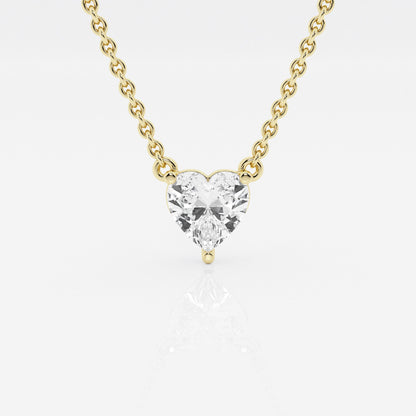 Collar con diamante Corazón - BODHANA