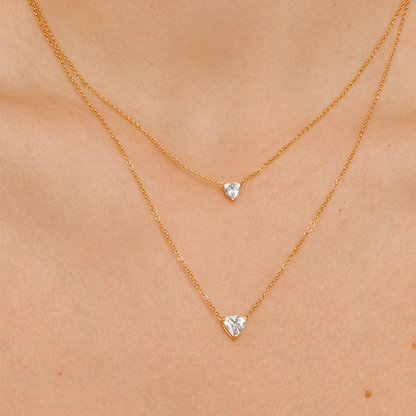 Collar con diamante Trillon - BODHANA