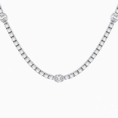 Collar Tenis Acento 8.6 ct Diamantes Lab - Grown en Oro 14K - BODHANA