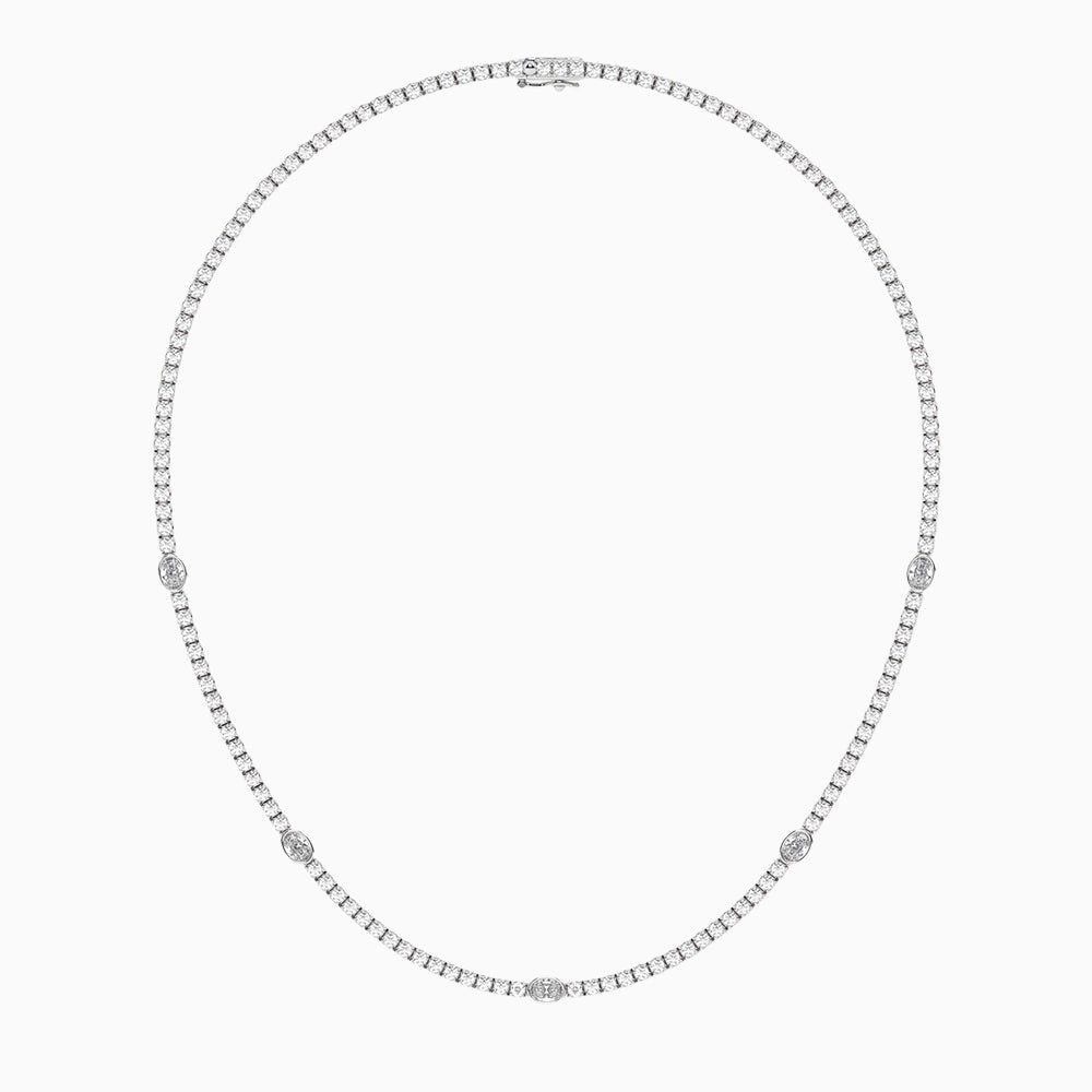 Collar Tenis Acento 8.6 ct Diamantes Lab - Grown en Oro 14K - BODHANA