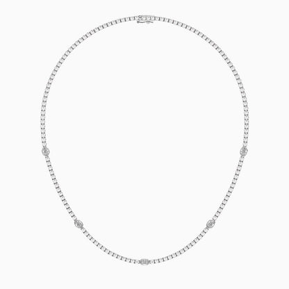 Collar Tenis Acento 8.6 ct Diamantes Lab - Grown en Oro 14K - BODHANA