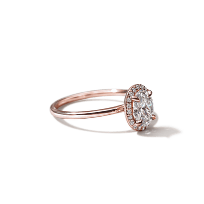 Montura Halo Solitario (no incluye diamante central) - BODHANA