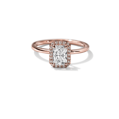 Montura Halo Solitario (no incluye diamante central) - BODHANA