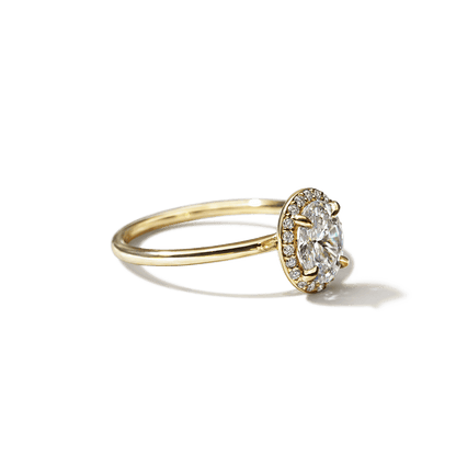 Montura Halo Solitario (no incluye diamante central) - BODHANA