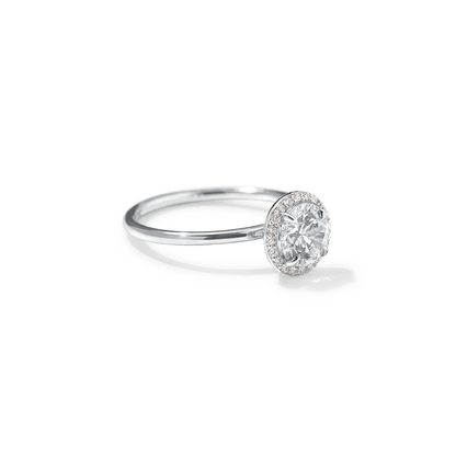 Montura Halo Solitario (no incluye diamante central) - BODHANA