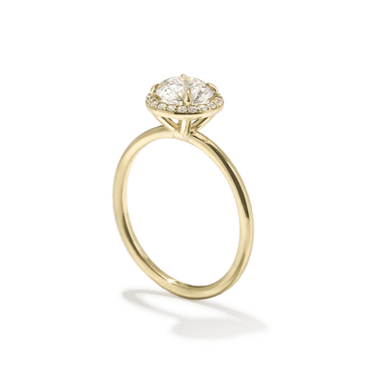 Montura Halo Solitario (no incluye diamante central) - BODHANA