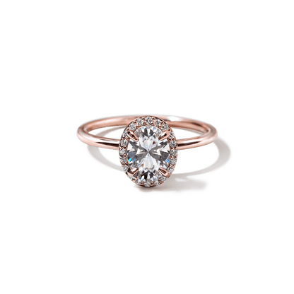 Montura Halo Solitario (no incluye diamante central) - BODHANA