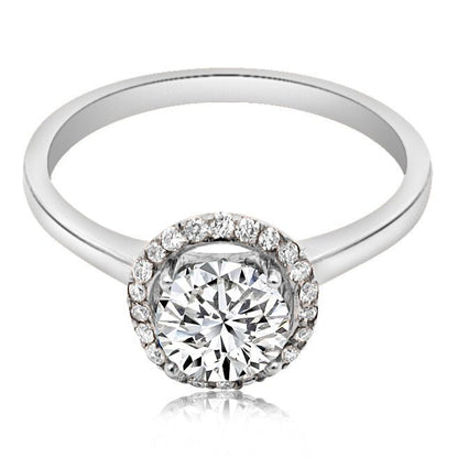 Montura Halo Solitario (no incluye diamante central) - BODHANA