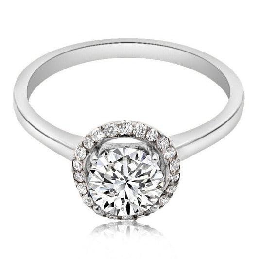 Montura Halo Solitario (no incluye diamante central) - BODHANA