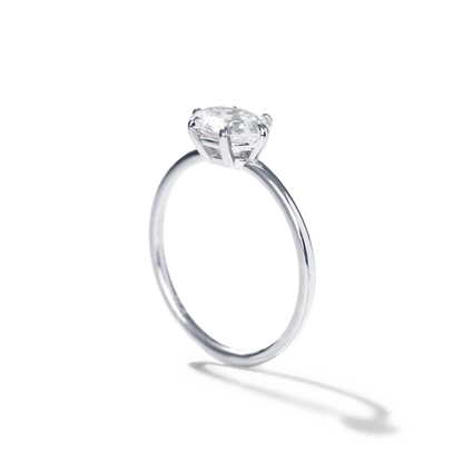 Montura para Anillo de Compromiso Solitario Clásico de Seis Uñas en estilo East - West (no incluye diamante central) - BODHANA