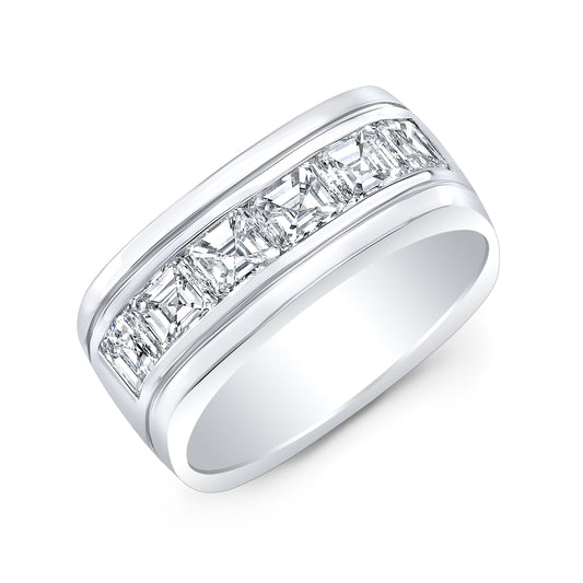 Anillo compromiso hombre 1.20 quilatest corte Asscher