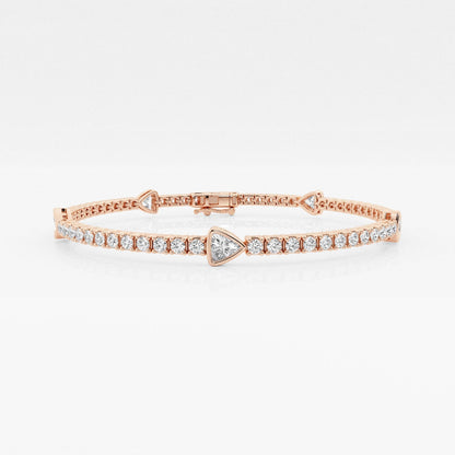 Pulsera Tenis diamante Trillón Oro 12 Kilates - BODHANA