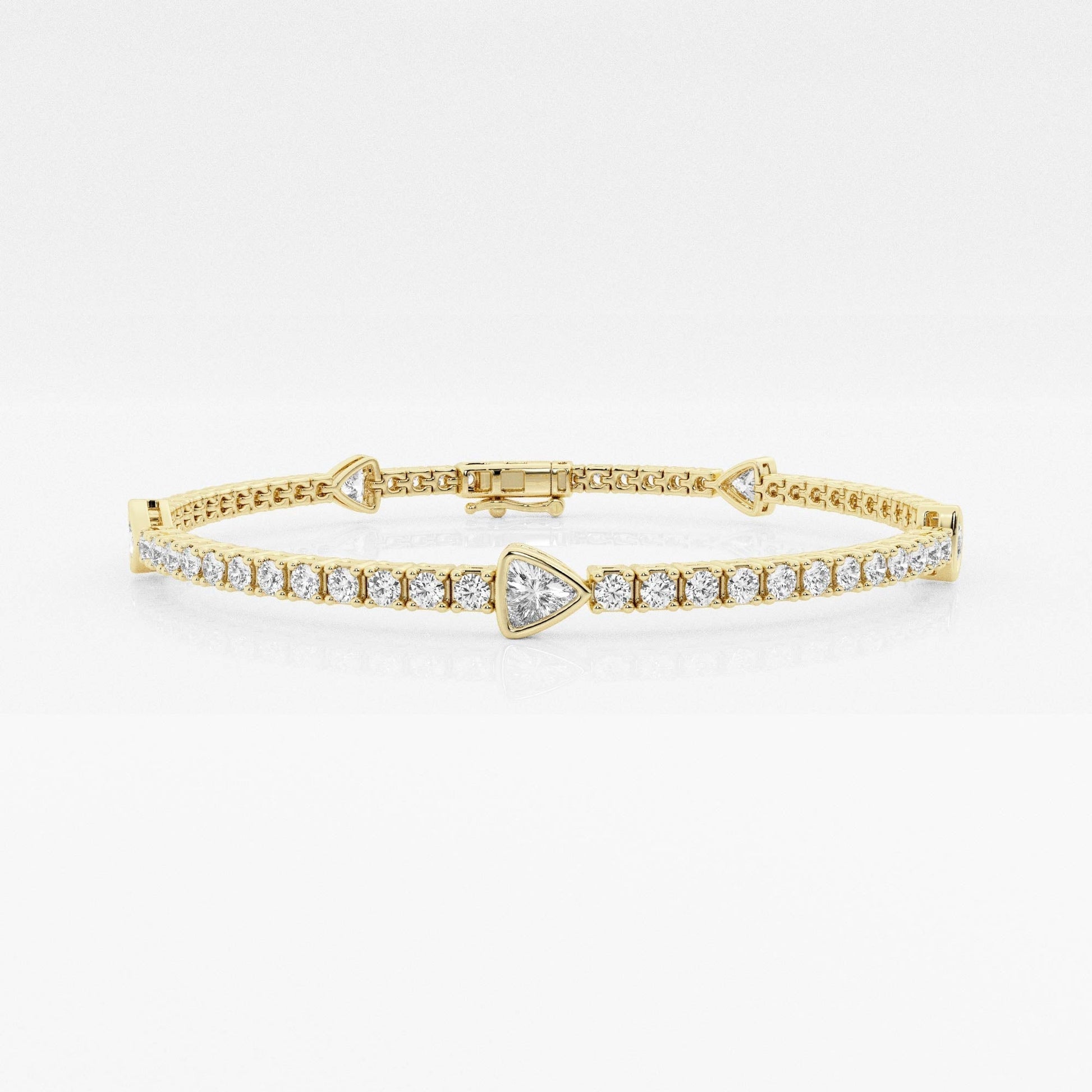 Pulsera Tenis diamante Trillón Oro 12 Kilates - BODHANA