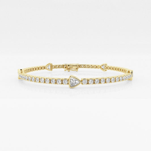 Pulsera Tenis diamante Trillón Oro 12 Kilates - BODHANA